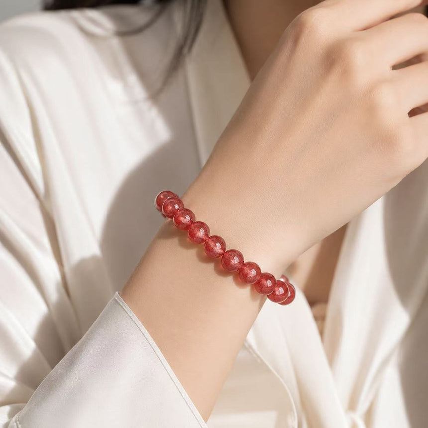 Love Positive Energy Strawberry Quartz Bracelet