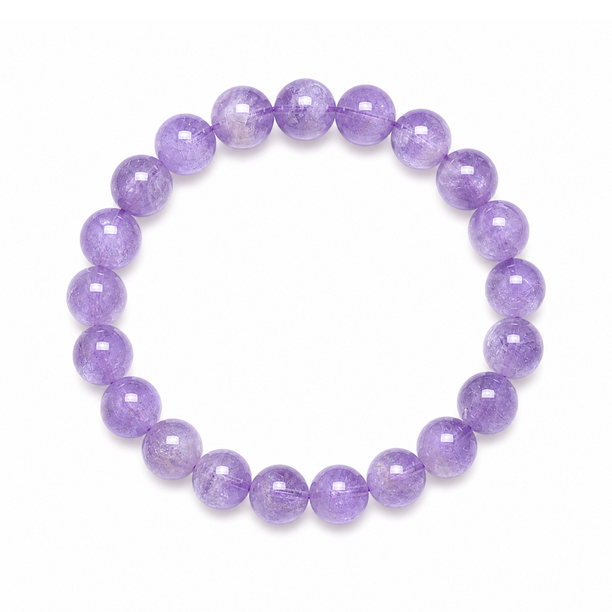 Natural Dream Amethyst Crystal Healing Bracelet
