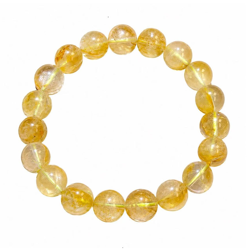 Natural Yellow Garden Quartz Crystal Bracelet